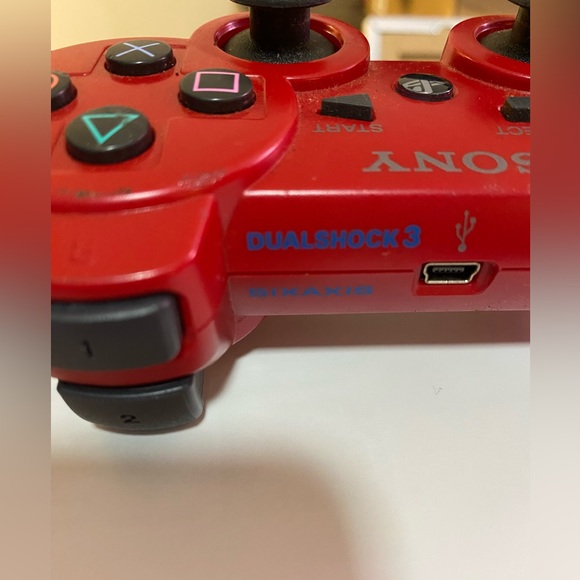 PS3 controller red wireless - Picture 3 of 6